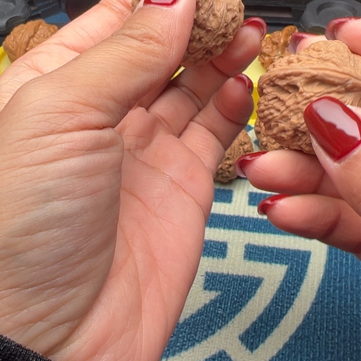 桃核吊坠文玩平底锅