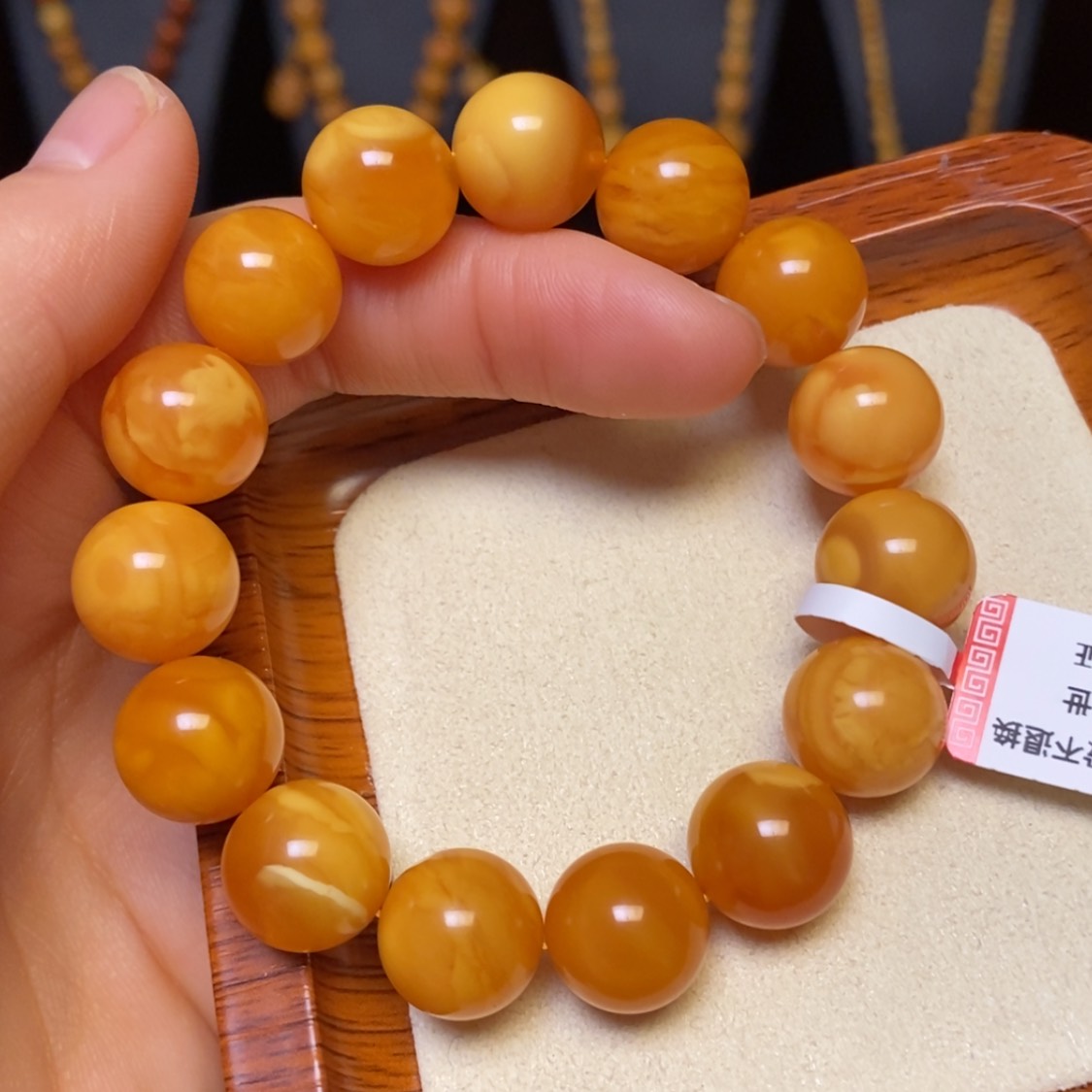 【闪购商品】蜜蜡手链未镶嵌手串