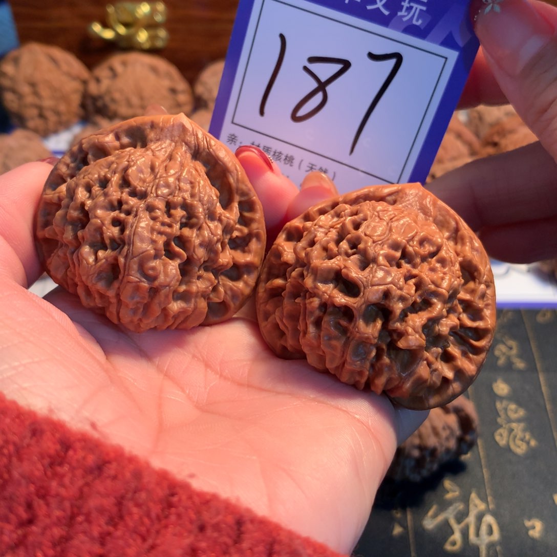 文玩核桃吊坠187号官帽4.8