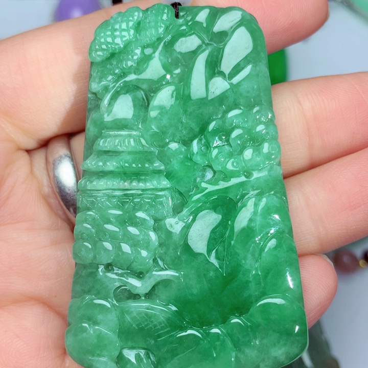 翡翠吊坠(不含链)未镶嵌