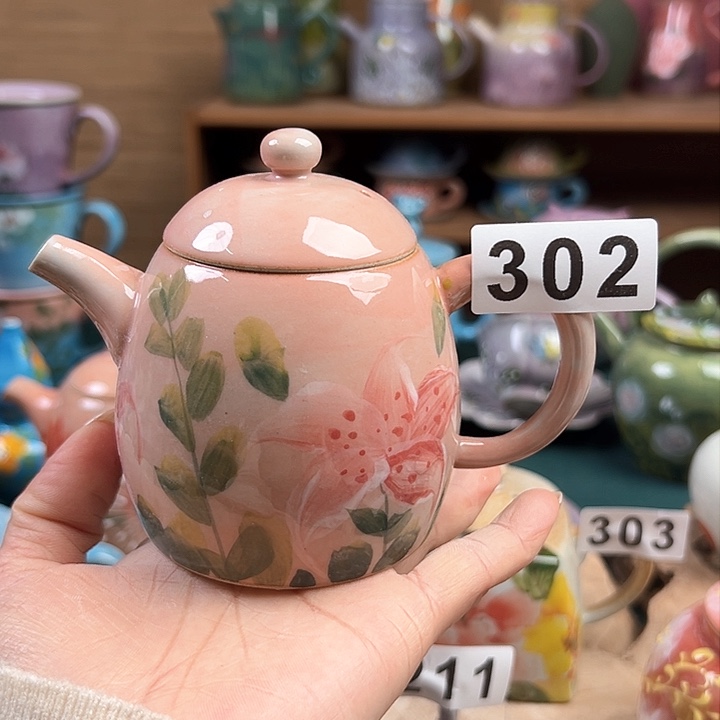 杯景德镇陶瓷手绘作品302微瑕