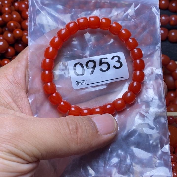 南红玛瑙手链未镶嵌耀*