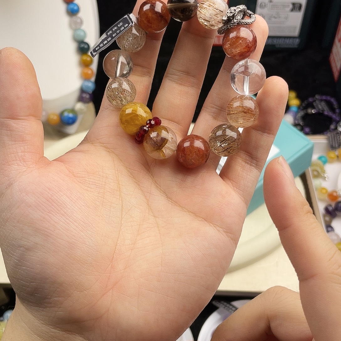 银S925镶嵌水晶手链