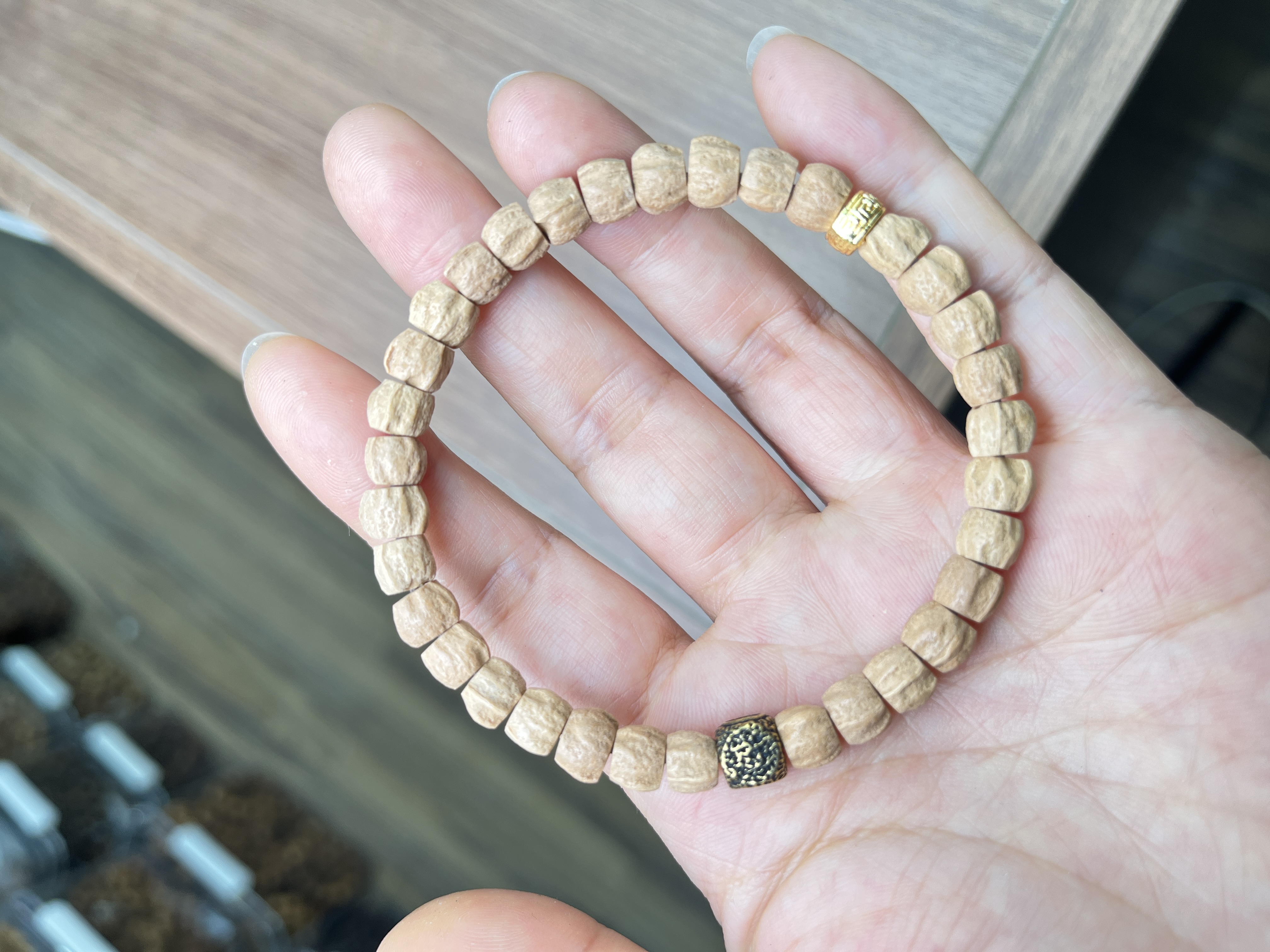 【文玩少主】百香籽搭配款手串7mm