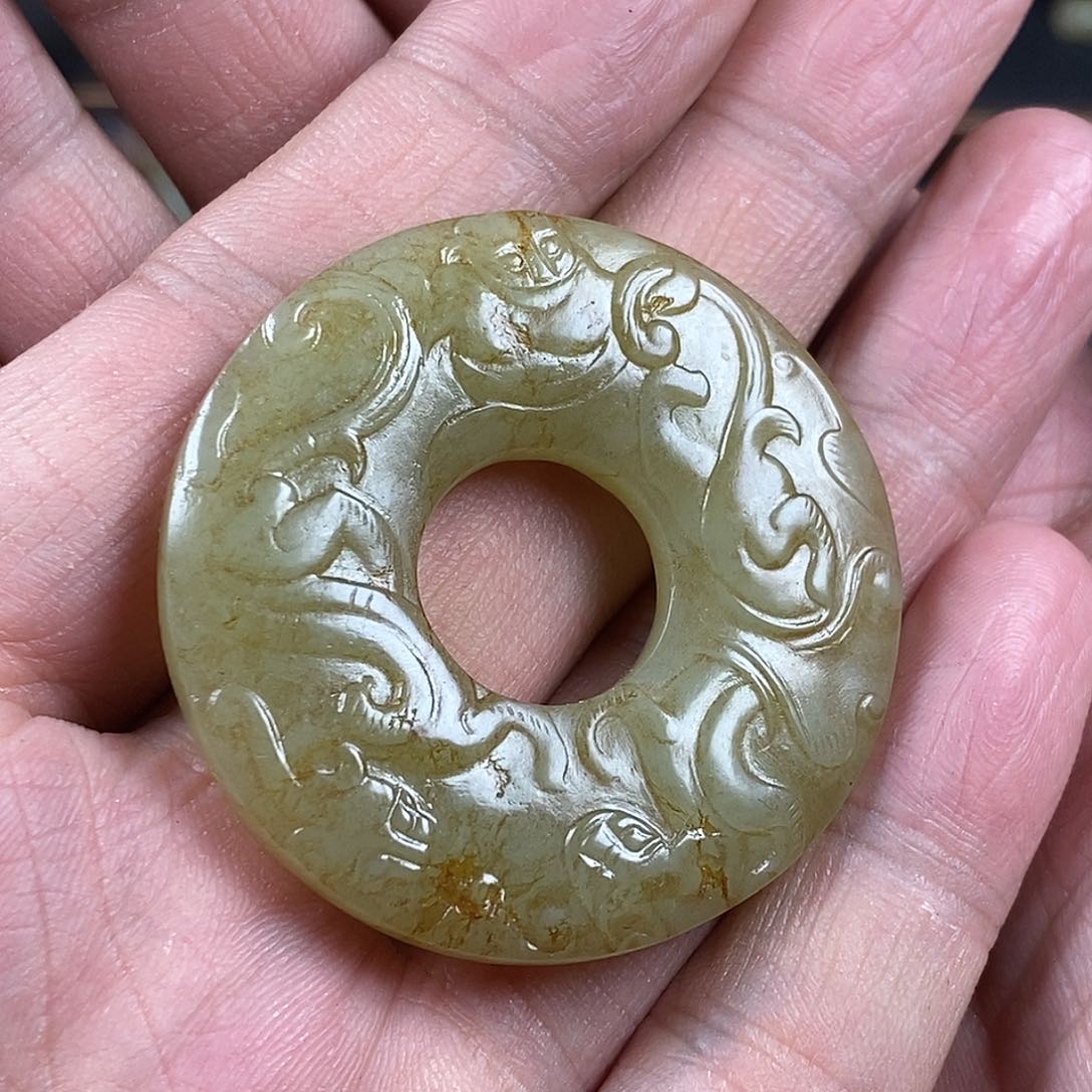 和田玉（糖玉）挂件未镶嵌