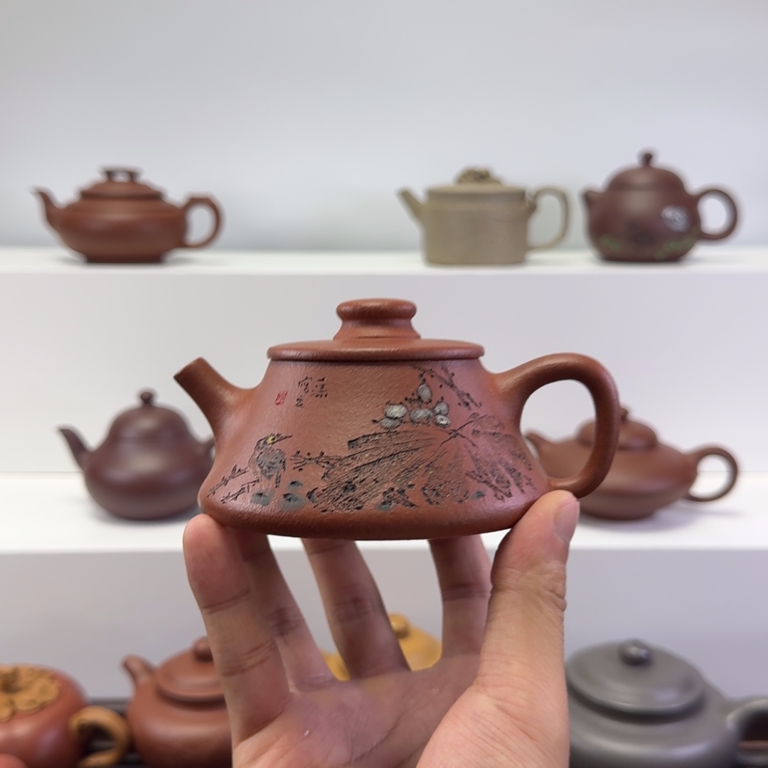 茶壶紫砂K**G柱瓢降坡泥