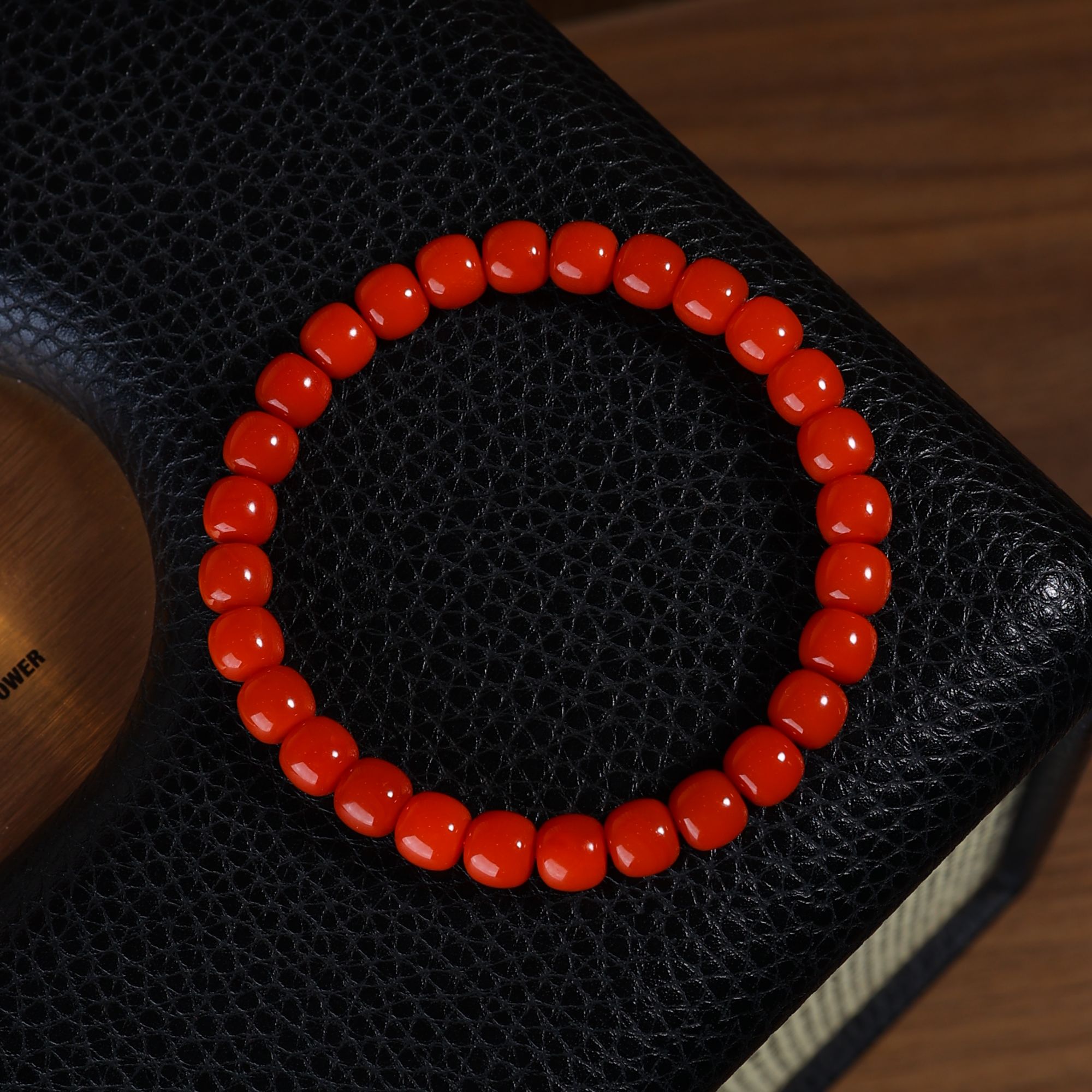 精工南红老型手串7mm