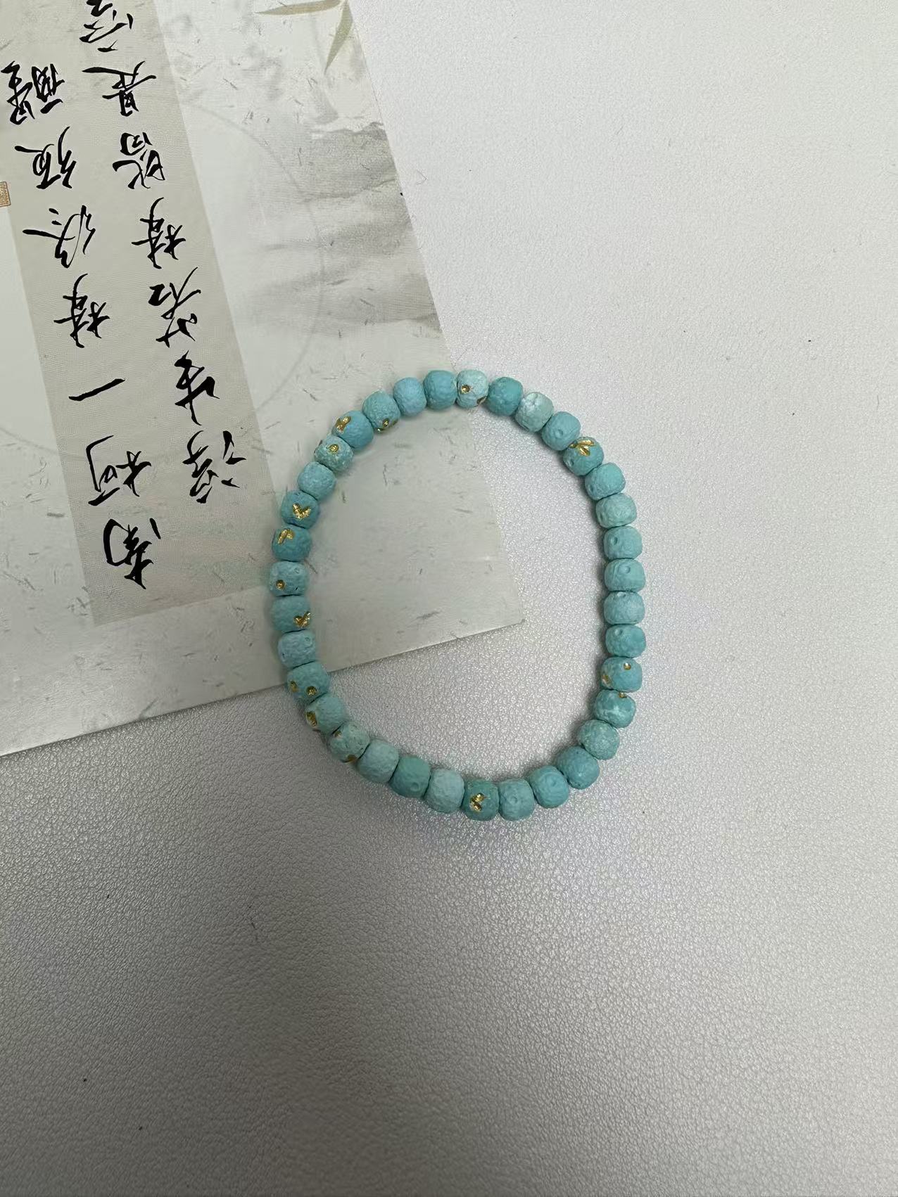 原矿绿松石老型单圈