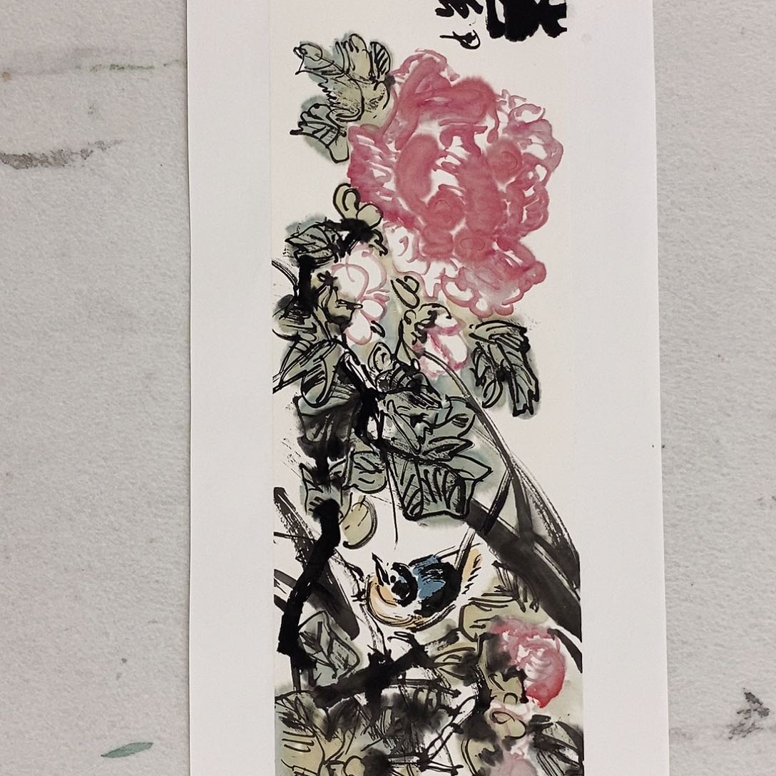 国画书画作品多次参加全国书画