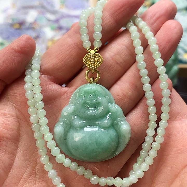 翡翠颈饰未镶嵌吊坠