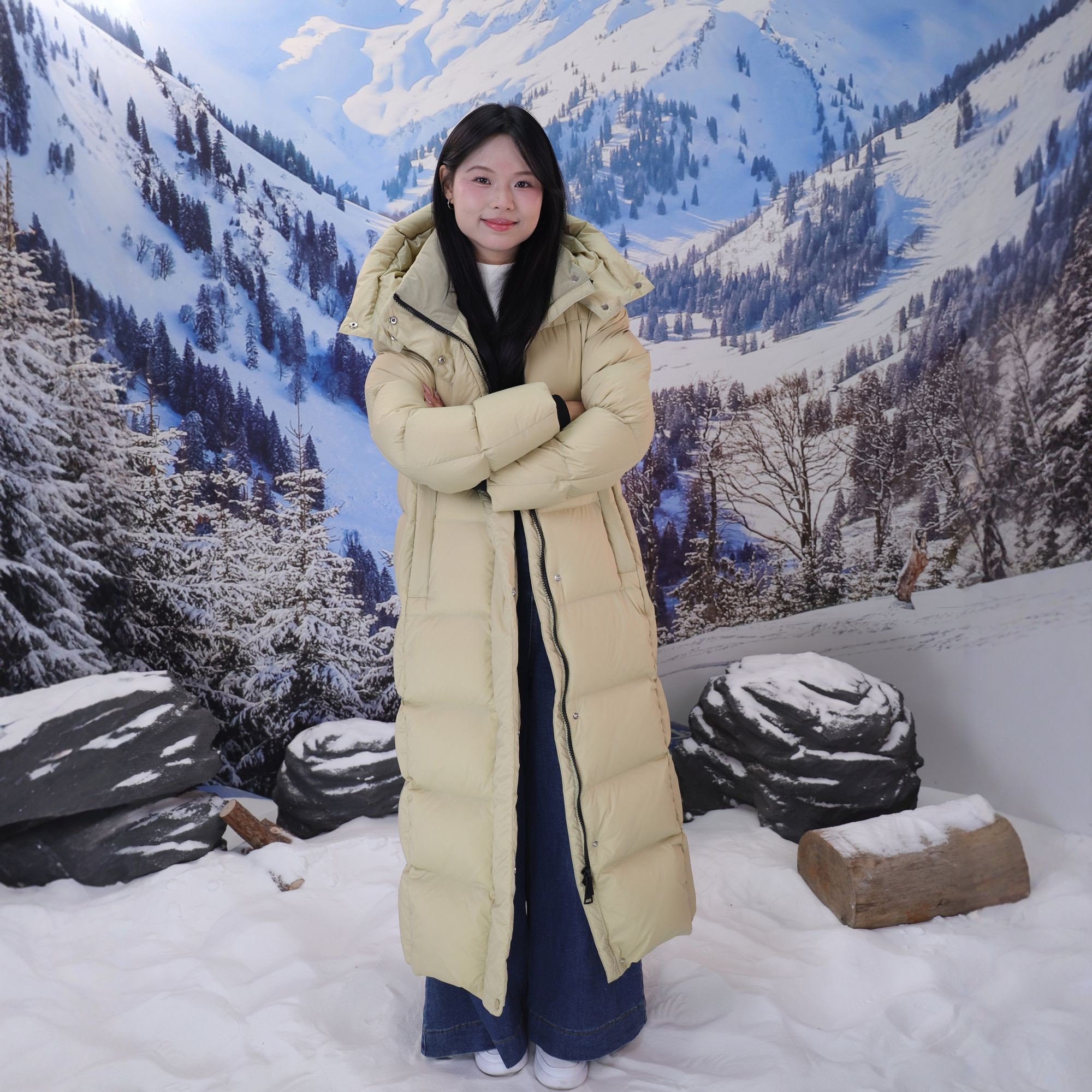 301-330【只做真羽绒】江西共青城95%白鸭绒羽绒服加厚保暖外套