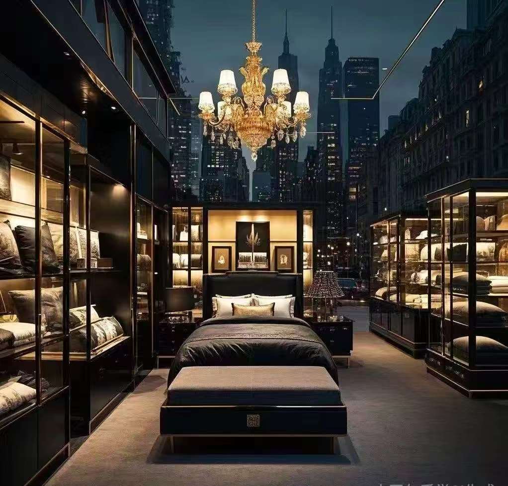 （女儿帼家纺）【浪漫樱花】天丝四件套法式公主风床上用品