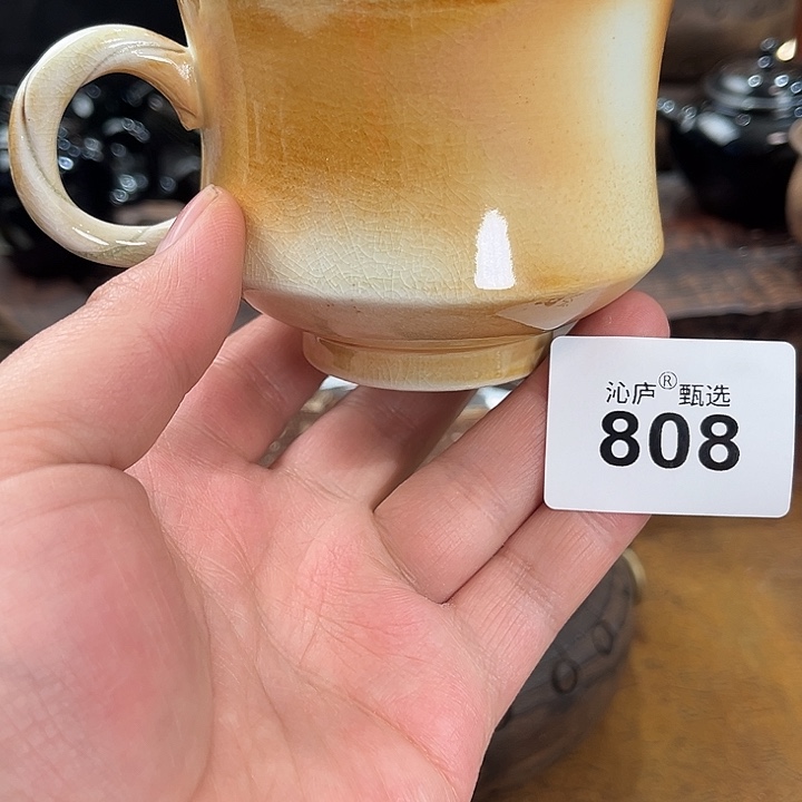 沁庐柴窑古法柴烧全手工茶具