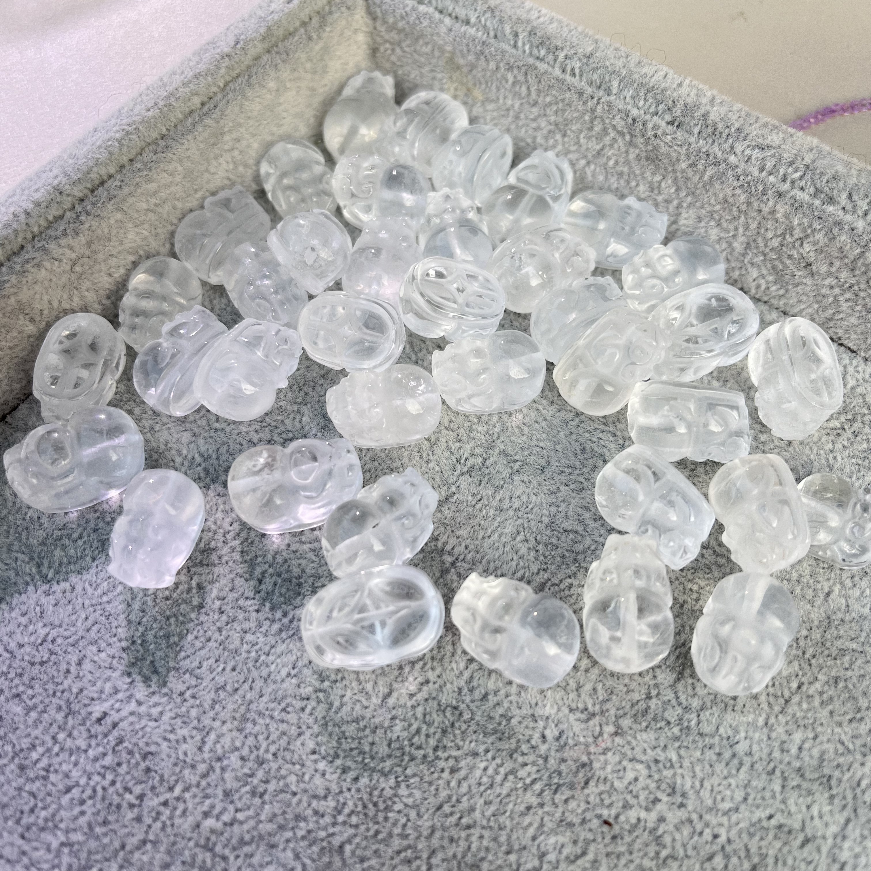 【梵东甄选】Z499-天然白水晶貔貅单株DIY-多样性发其一