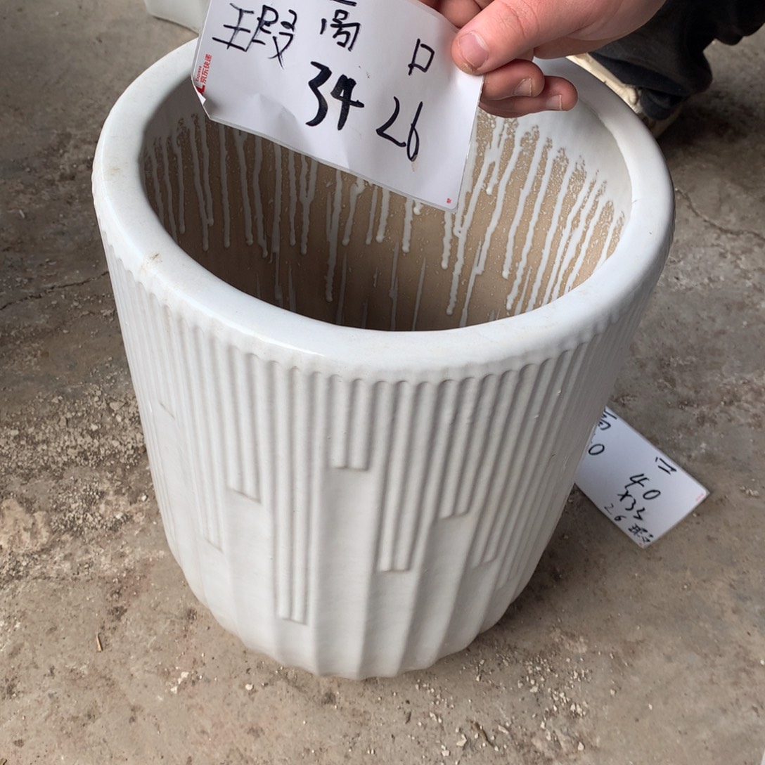 瑕疵高温陶瓷花盆