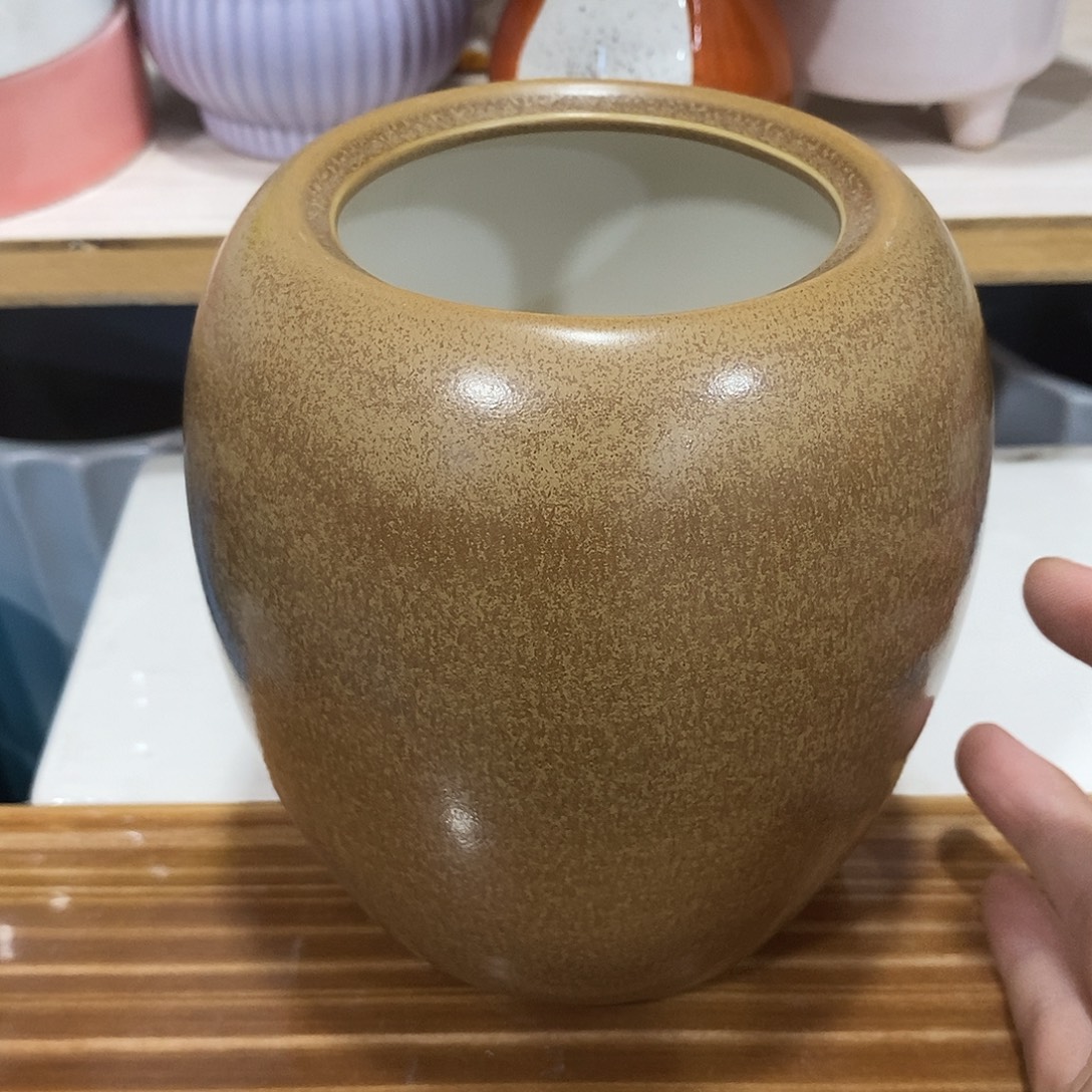 杯子陶盆有孔 瑕疵介意勿拍