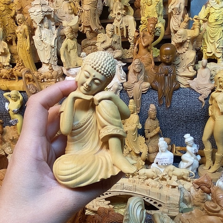 黄杨木黄杨木睡佛