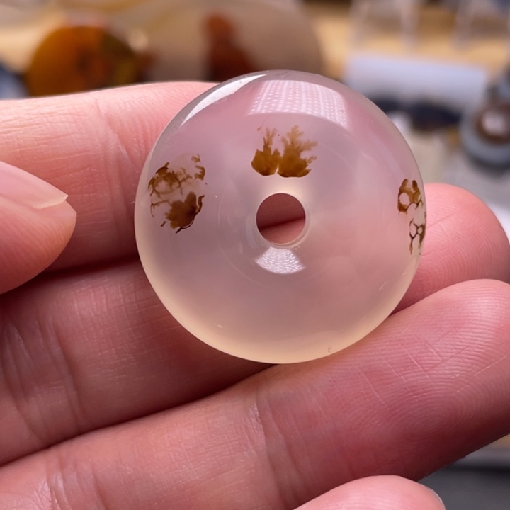 玛瑙/玉髓未镶嵌吊坠(不含链)