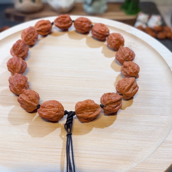 文玩核桃手串小金蟾