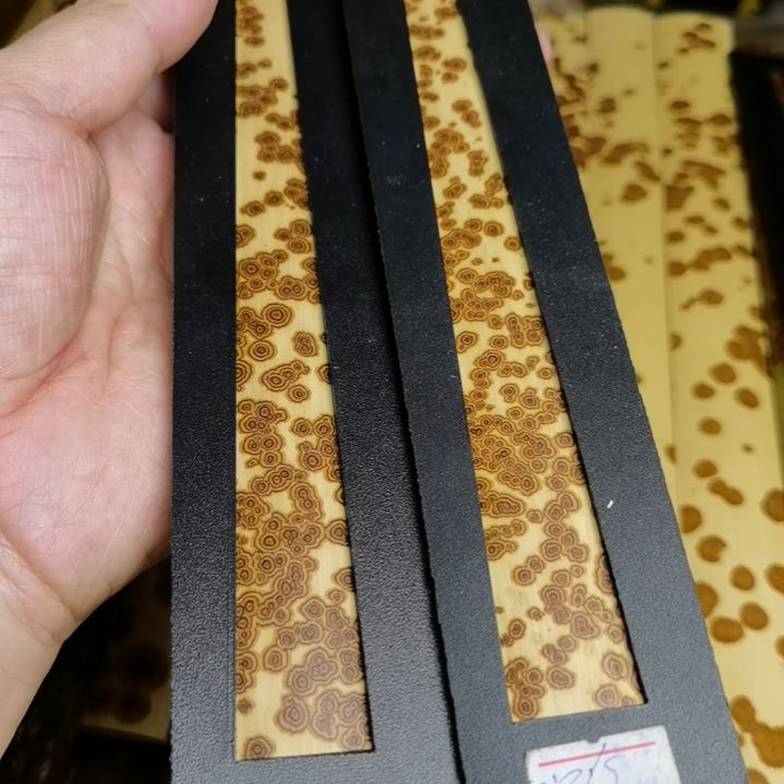 扇子铁包金绿春扇料
