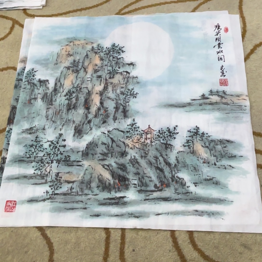 国画国画老师作品刘
