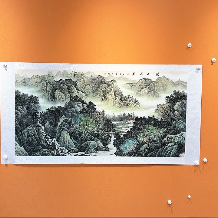 国画书法作品多次参加