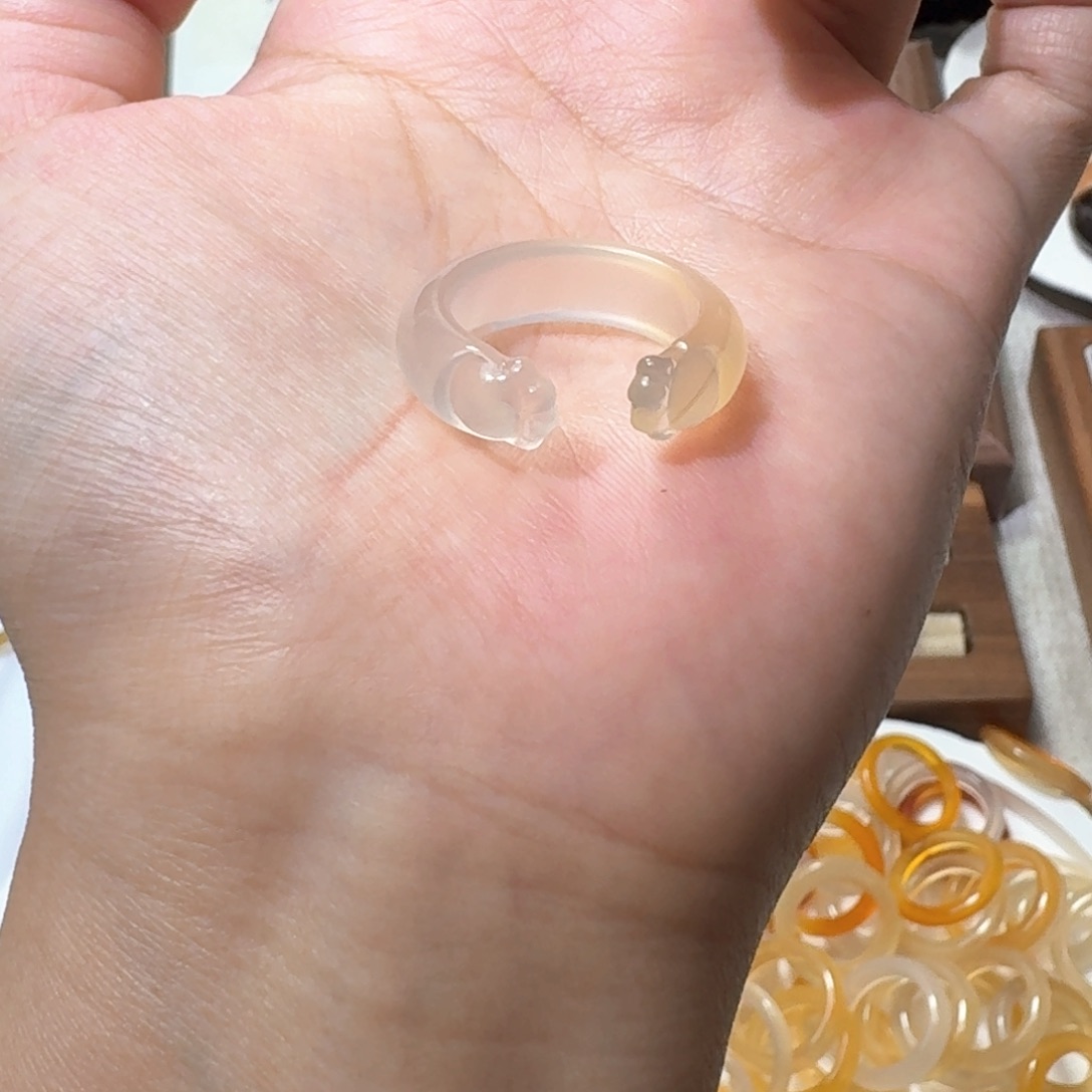 未镶嵌戒指玛瑙/玉髓627港18