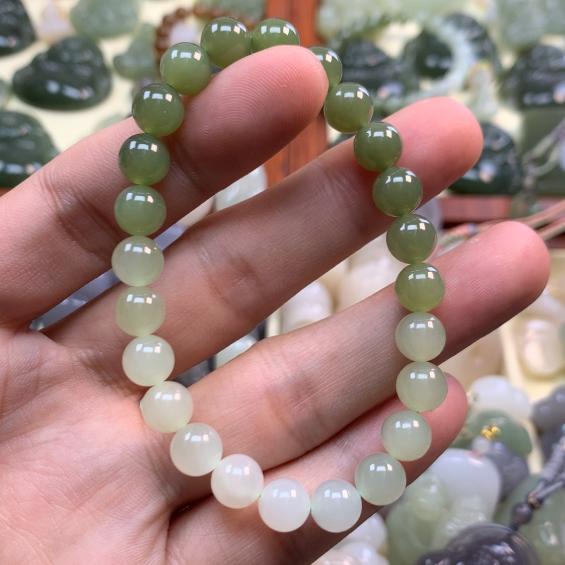 【闪购商品】和田玉手串未镶嵌
