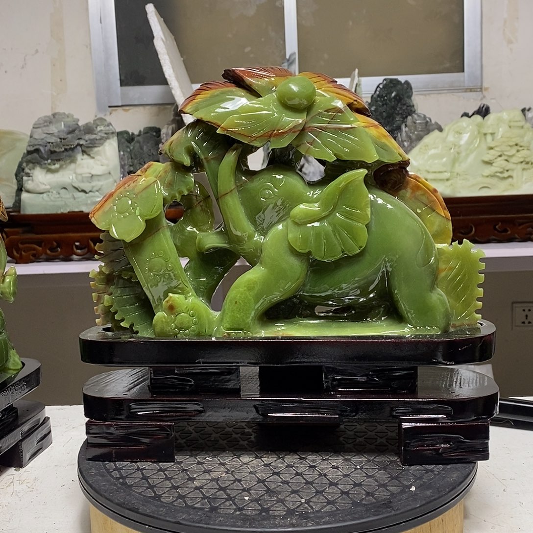 加***干玉居家摆件玉摆件