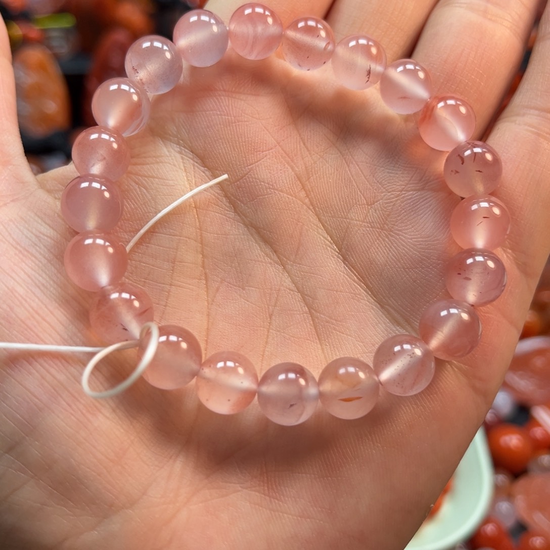 南红玛瑙手串9mm未镶嵌