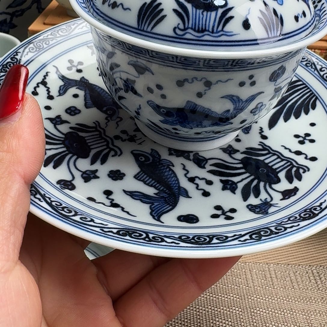 手工手绘茶具套装