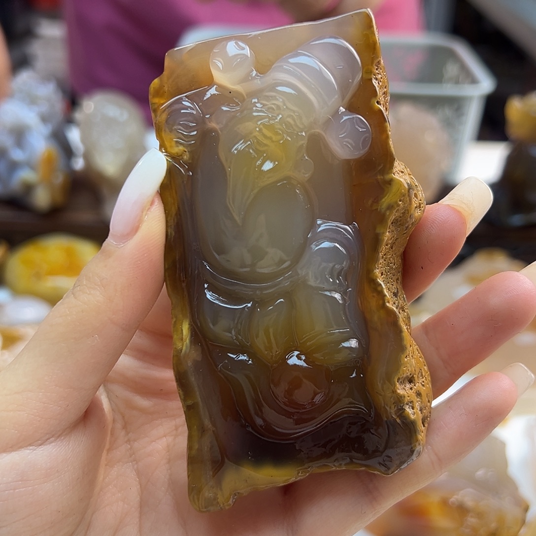 玛瑙/玉髓未镶嵌颈饰