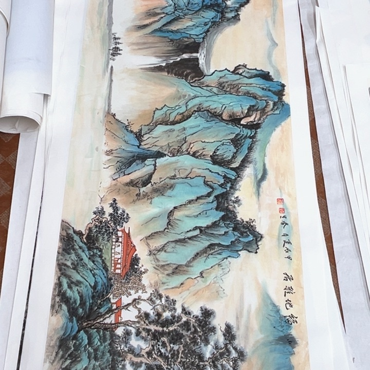 国画纯手绘国画作品70/140