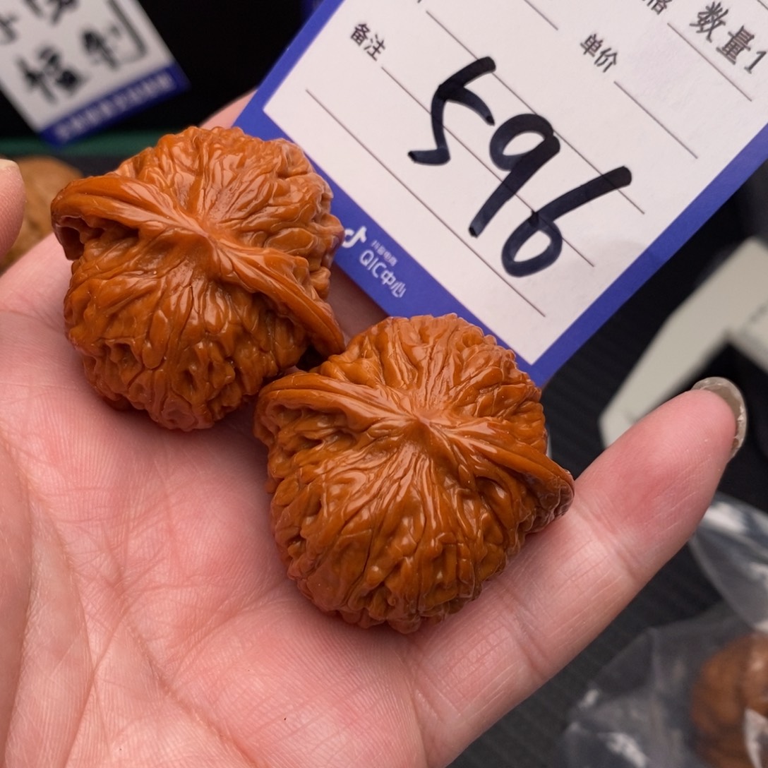 桃核把件磨盘38mo