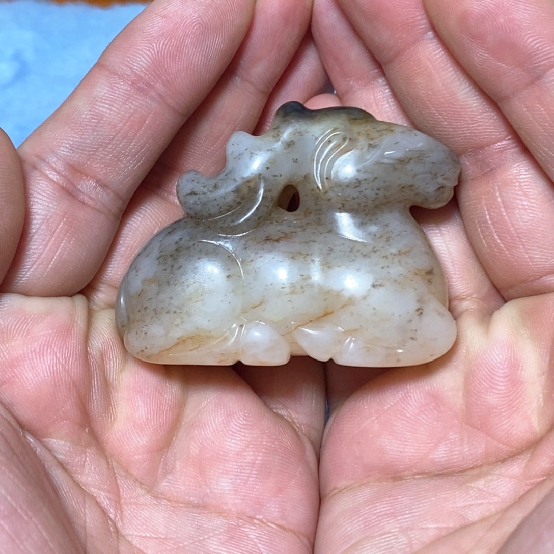 和田玉挂件未镶嵌太**水