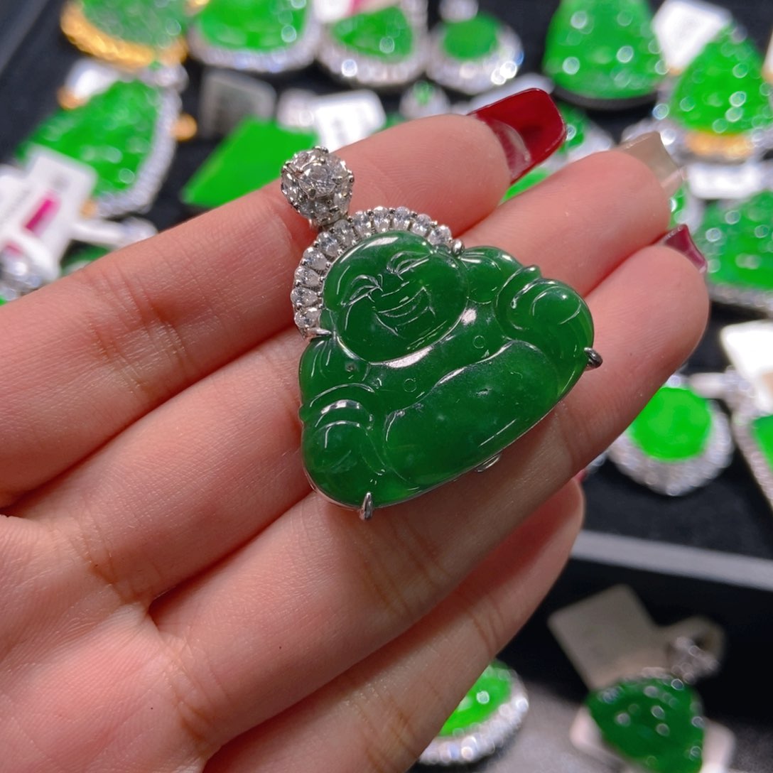 翡翠吊坠(不含链)未镶嵌