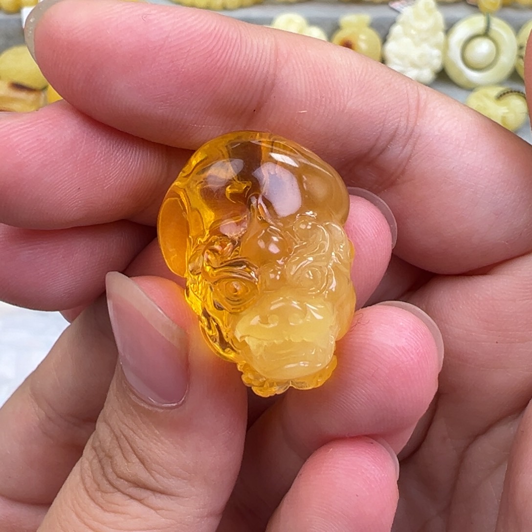 琥珀手链未镶嵌蜜蜡