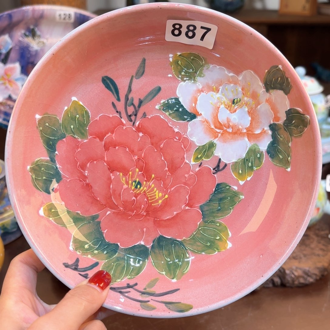 景德镇手绘高温釉下彩陶瓷茶具