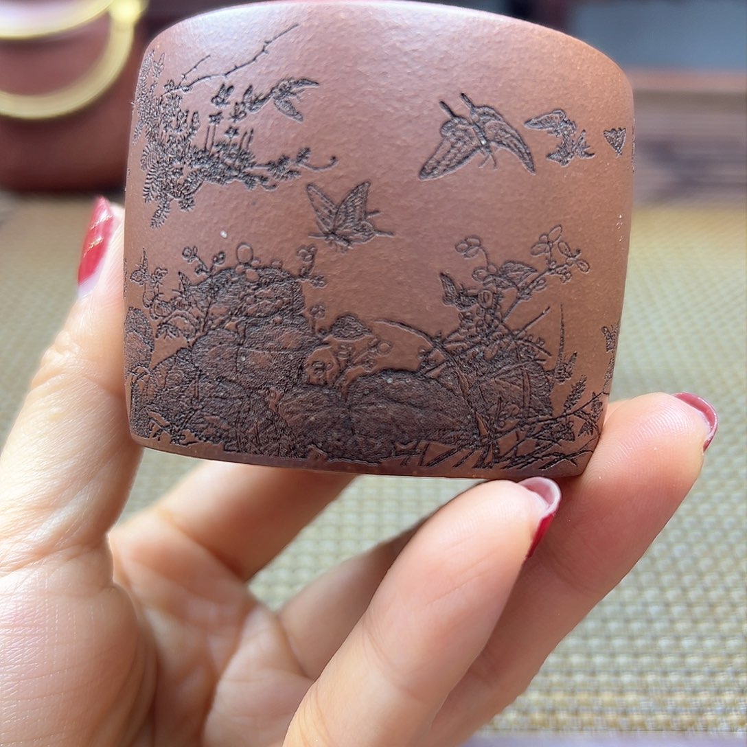 紫砂茶壶120cc紫砂壶紫泥