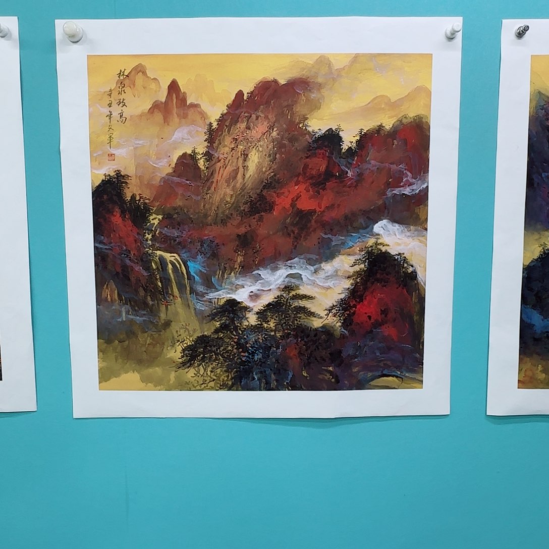 国画李文军教授作品