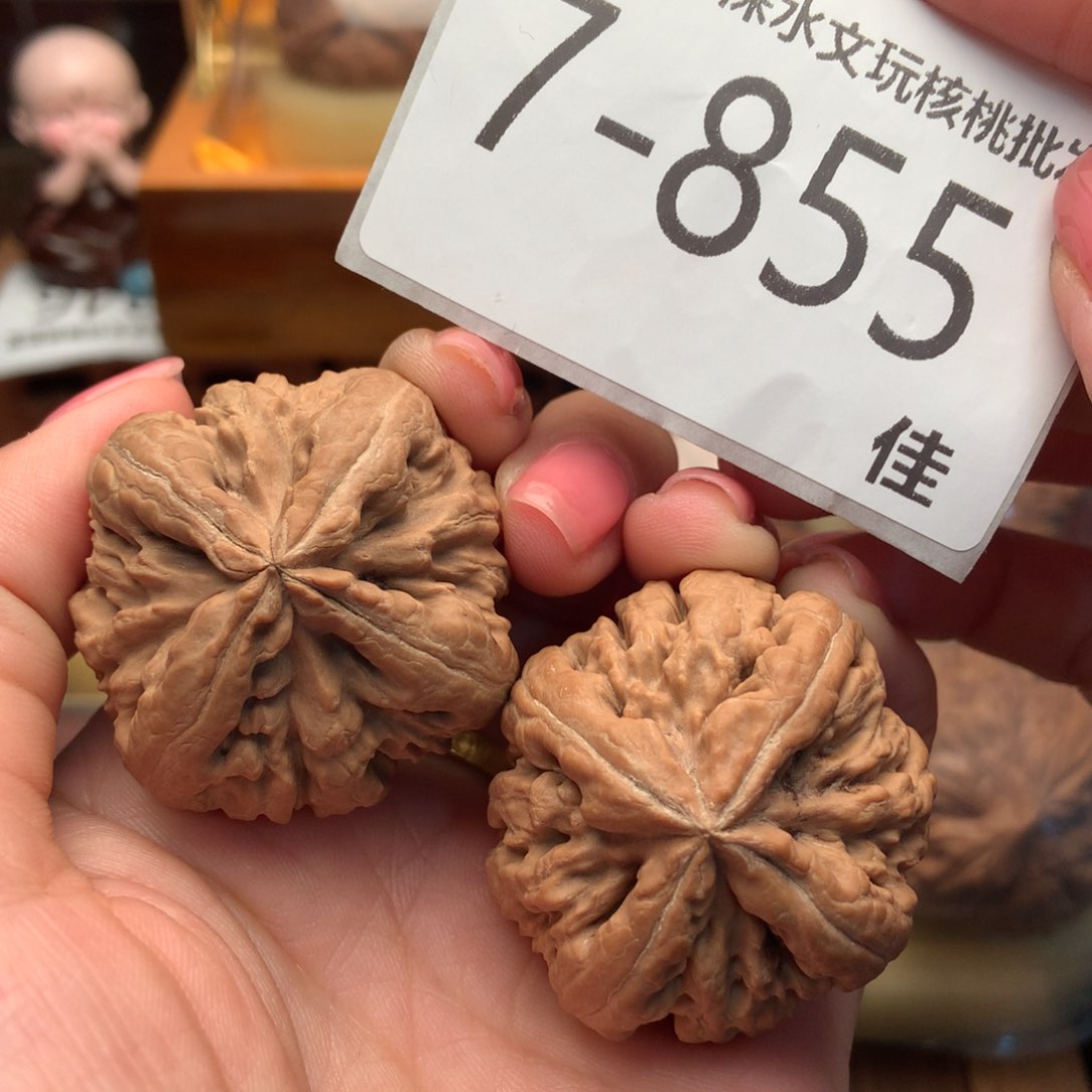 文玩核桃把件41霸王龙四棱