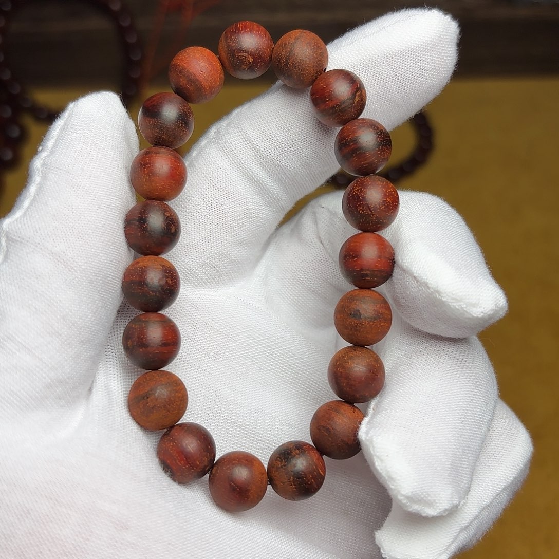 檀香紫檀（小叶紫檀）1.0粗抛 微瑕 原生态 印度小叶紫檀