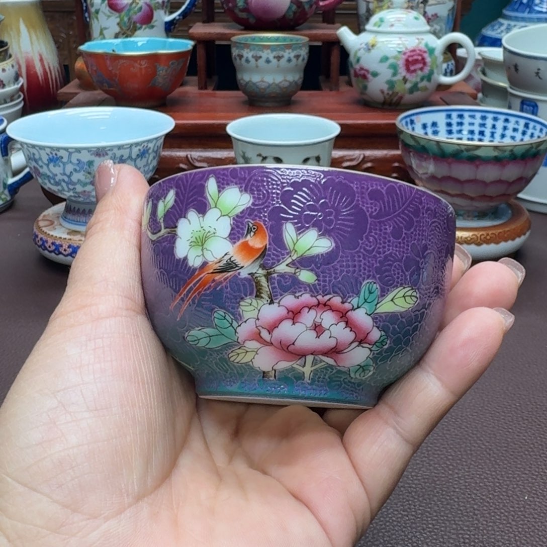瓷片景德镇仿古手工制作精品展示