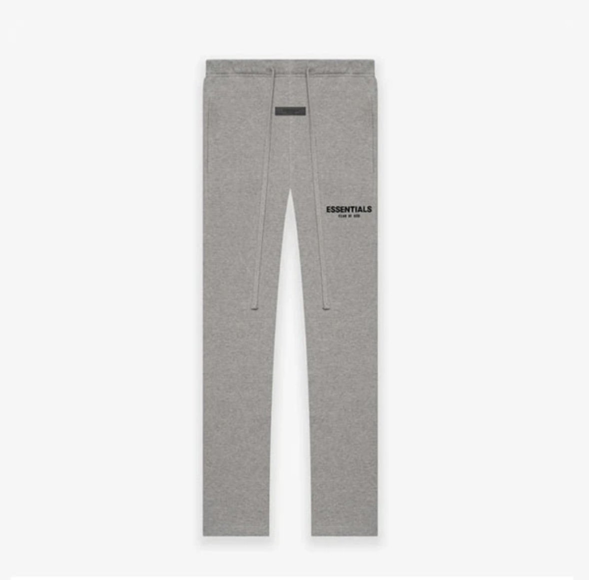 Essentilas SS22八季长裤Logo植绒系运动裤男女直筒裤舒适百搭
