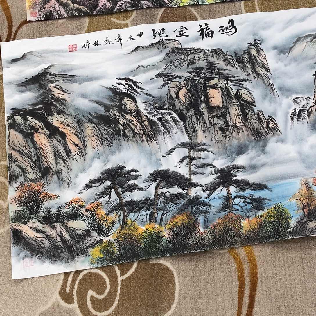 国画独*客定制作品画心