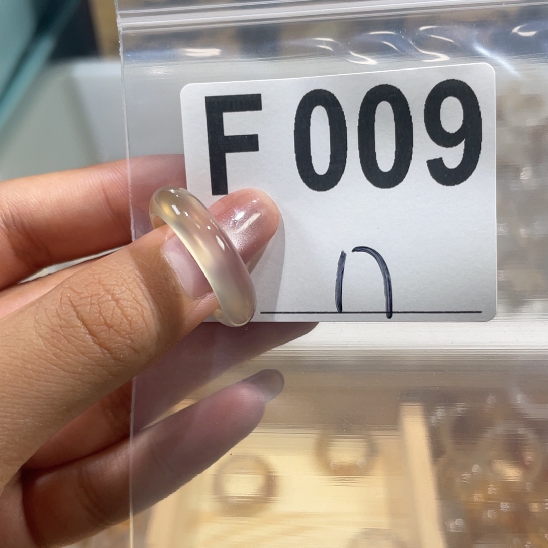 玛瑙/玉髓戒指未镶嵌009