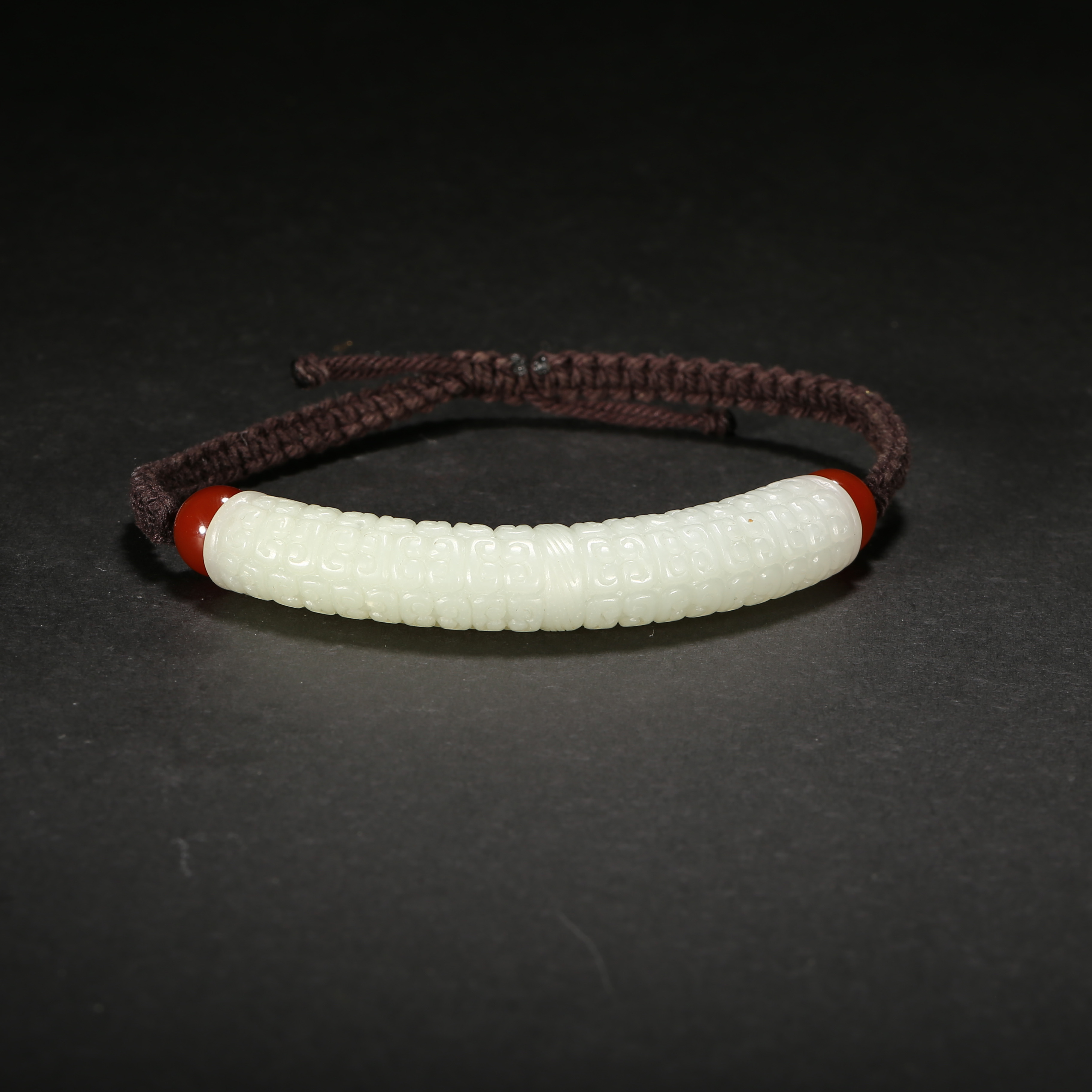 明代*卷云纹玉腕饰/WBLFJ25092806/和田玉【北京文博】