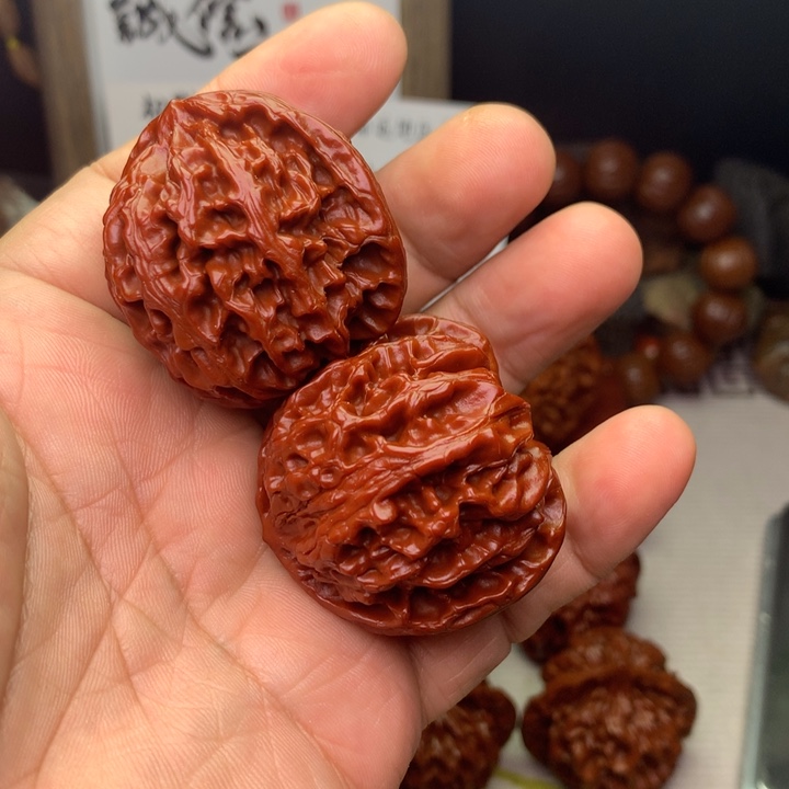 文玩核桃把件浮**梦苹果园