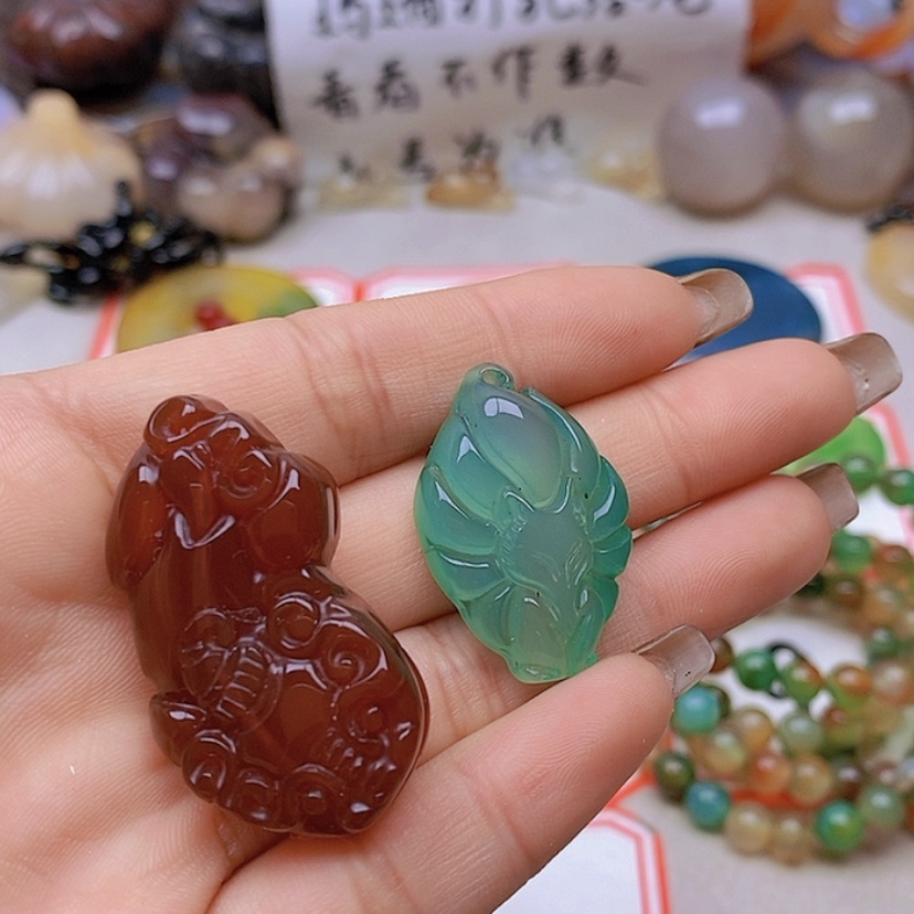 【闪购商品】未镶嵌玛瑙/玉髓珠宝半成品用****1