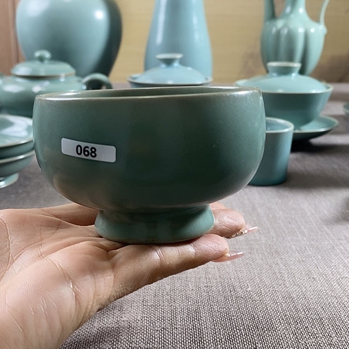 瓷片罗汉杯一一一一一一一微